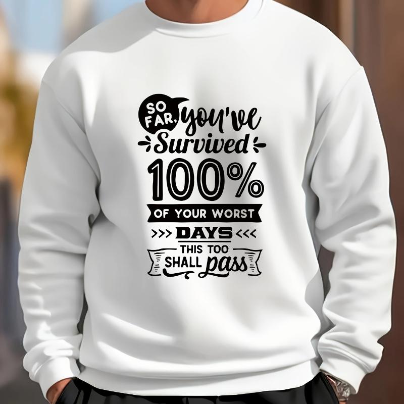 

Crew Neck Sweatshirt, Breathable & Low-Maintenance, Suitable for Work From Home XXL чорний