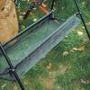 Outdoor Camping Hanging Rack Outdoor Portable Double Layer Camping Rack with Mesh Pocket