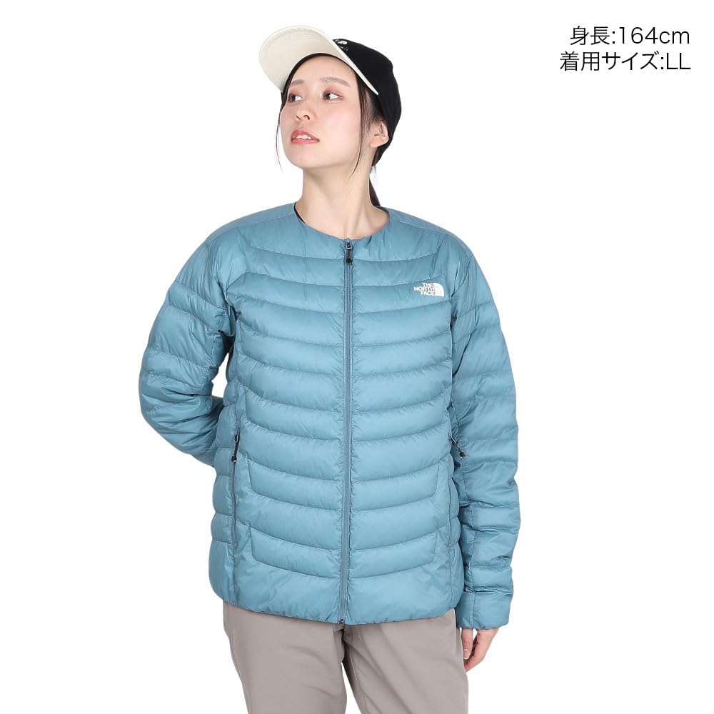 The North Face Thunder Round Neck Down Algae Size M Women's Jacket, Blue,
