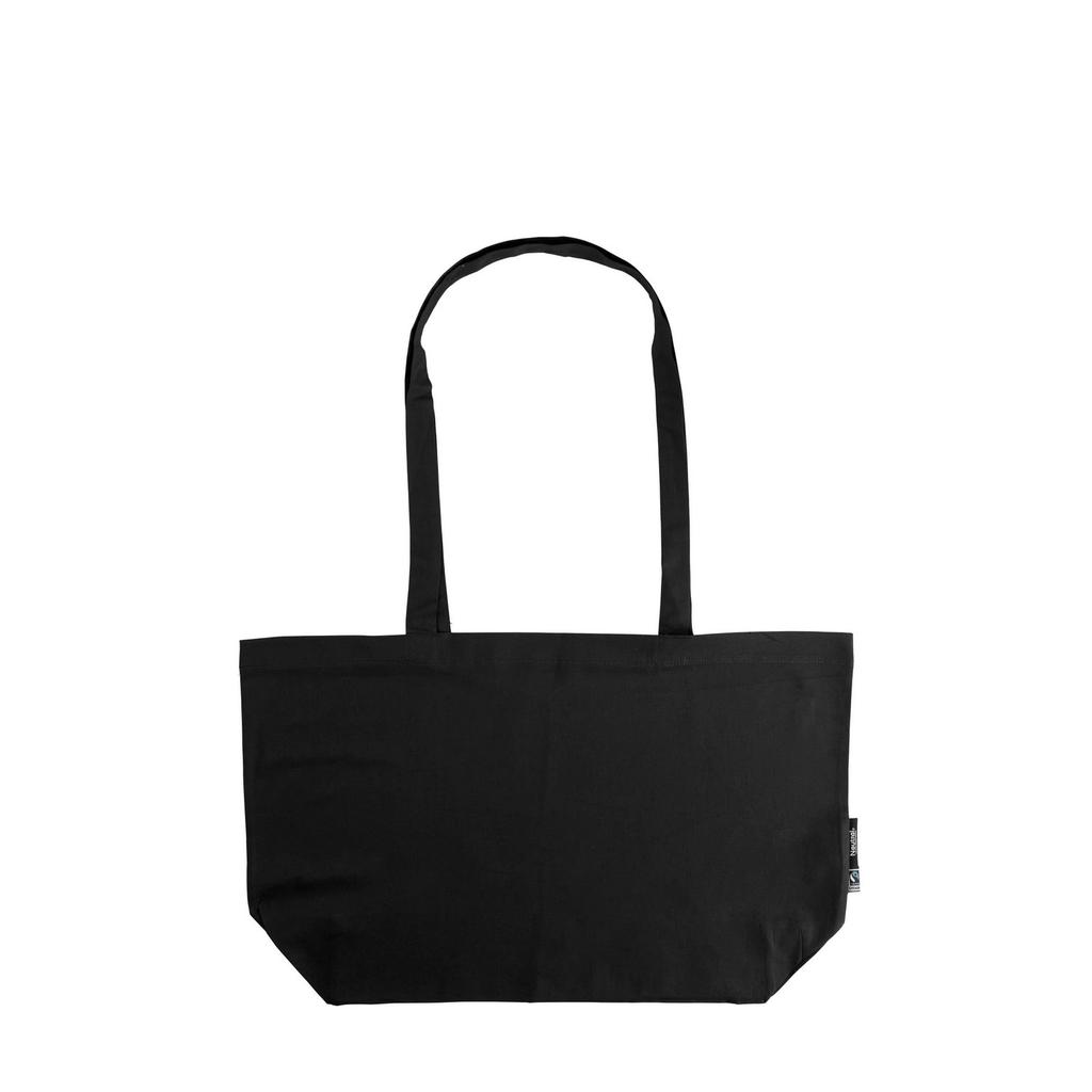Neutral Gusseted Shopper Bag