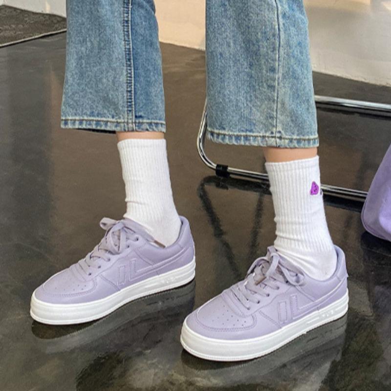 Trendy sneakers Korean celebrity women's shoes all-match sports shoes
