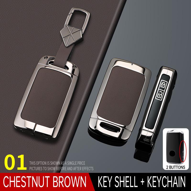 Mazda 3 Key Case with Angkesaila Buckle for CX4/CX5/Atz/CX30 - High-End Shell Bag for Men and Women