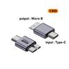 USB C to Micro B Extender Adapter 10Gbps USB3.0 Type C Female to Micro B Cable Extender for Laptop Phone Hard Drive Disk Samsung