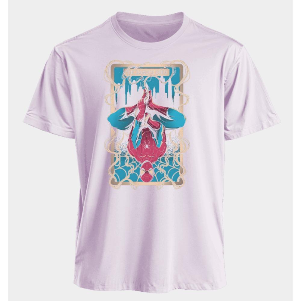 Pánská a dámská trička Spider-Man Léto Americké Jaro a Podzim Nové Nadměrné Základní Niche Klasické Krátký rukáv