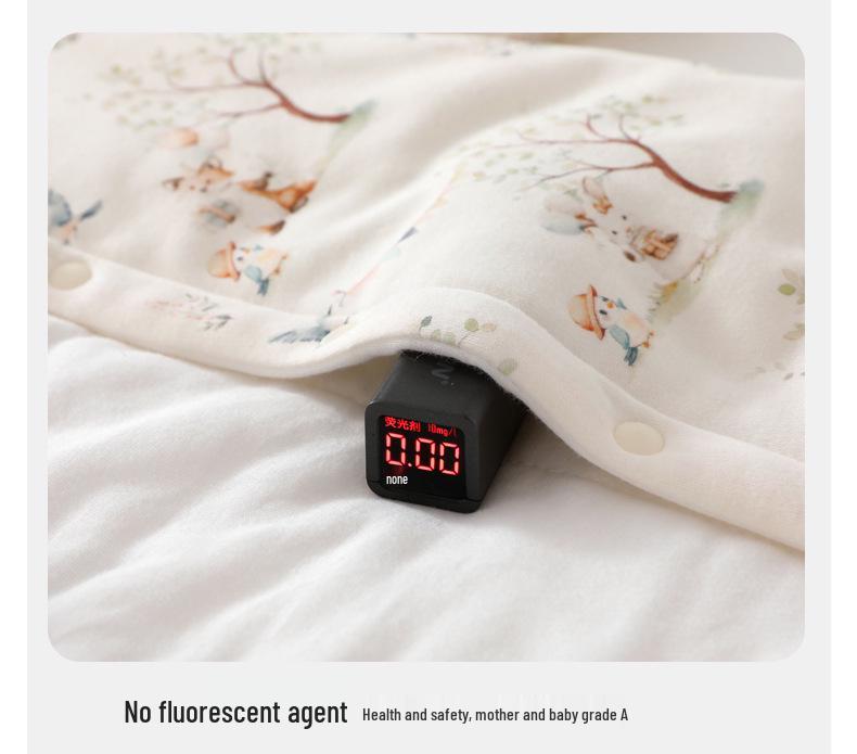 Premium Cotton Class A Quilted Infant Romper, 120g Soybean Fiber, Warm for Autumn & Winter