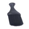 Neck Duster Cleaning Brush Black Oblate Neck Hairbrush Soft Nylon Barber Duster Brush
