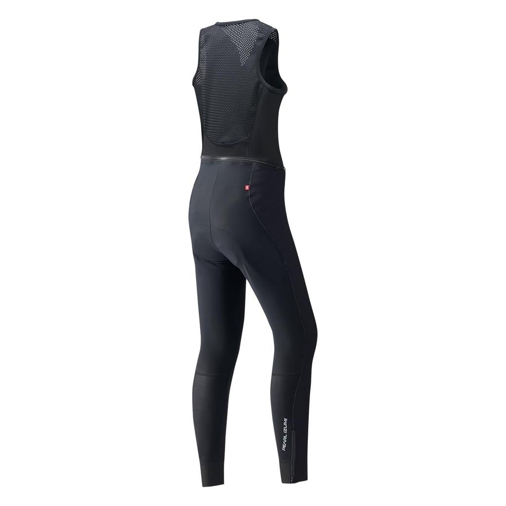 PEARL IZUMI WT6500-3DX Vindtåliga Snabbtorkande Hängselbyxor, Färg: 2, Svart, Storlek: M, Cykelkläder