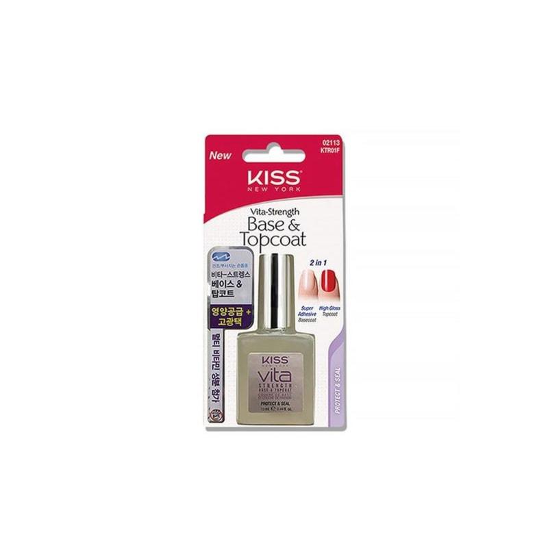 Kiss New York Vita-Strength Base & Top Coat 13ml