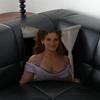 JJulia Roberts Cushion Cover Pillow Case Antidustmite Invisible zipper silky plush cushion