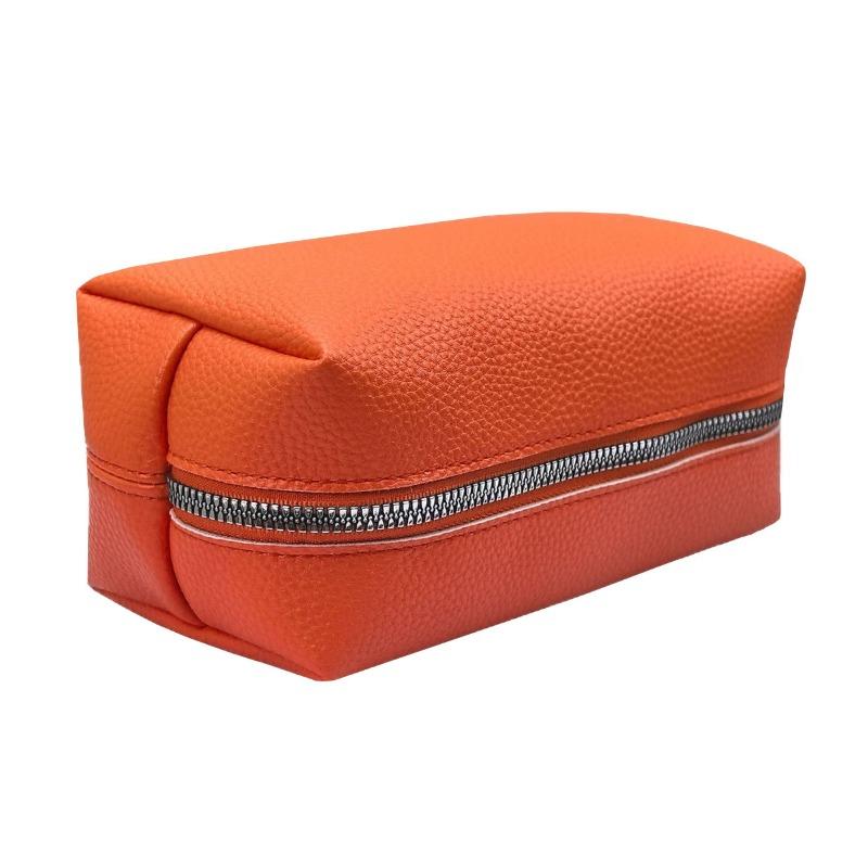 PU Leather Make Up Toiletry Bag Waterproof Large Capacity Cosmetic Organizer Bag Travel Makeup Pouch with Handle for Women