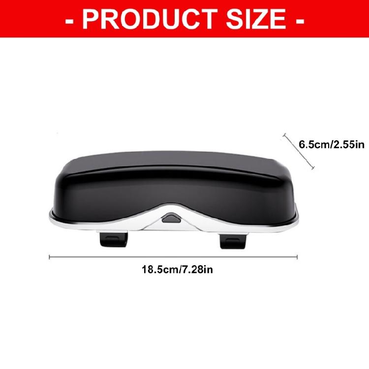 Not Slip Car Sun Visors Eyeglass Holder Scratchproof Lined Compartment Eyewear Storage for Driving Storage