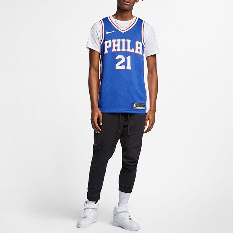 Nike Joel Embiid Philadelphia 76ers 2023/24 Icon Edition Big Kids' Nike Nba Swingman Jersey 864501-497
