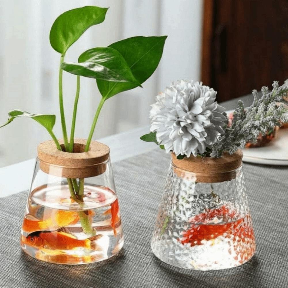 3PCS Small Size Hydroponic Plants Vase Decorative Water Cultivation Vase  Garden Accessories