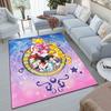 Cute Cartoon Theme Sailor Moon Tsukino Usagi Cartoon Rug Multifunctional Household Anti-slip Decorative Door Mat, Outdoor Floor Mat, and Carpet Y1