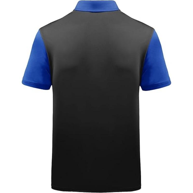 Collar Casual Men's Golf Short Sleeve Sports Moisture Wicking Performance Printed Golf Polo Shirt Men's