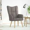 VidaXL Chaise de relaxation Taupe Tissu, chaise, fauteuil relax, fauteuil relax en tissu, chaise de salon, chaise en tissu, 4016773