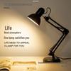 American LED Long Arm Desk Lamp - Foldable, Retractable, Plug-In for Work, Drawing, Beauty, and Live Fill Light