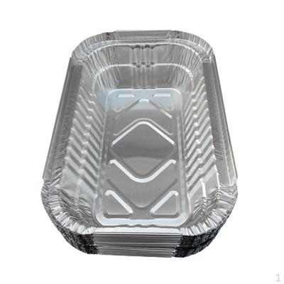 Set mit 20 Einweg-Grillpfannen aus Aluminium zum Grillen, 700 ml, 20 x 13 x 5 cm