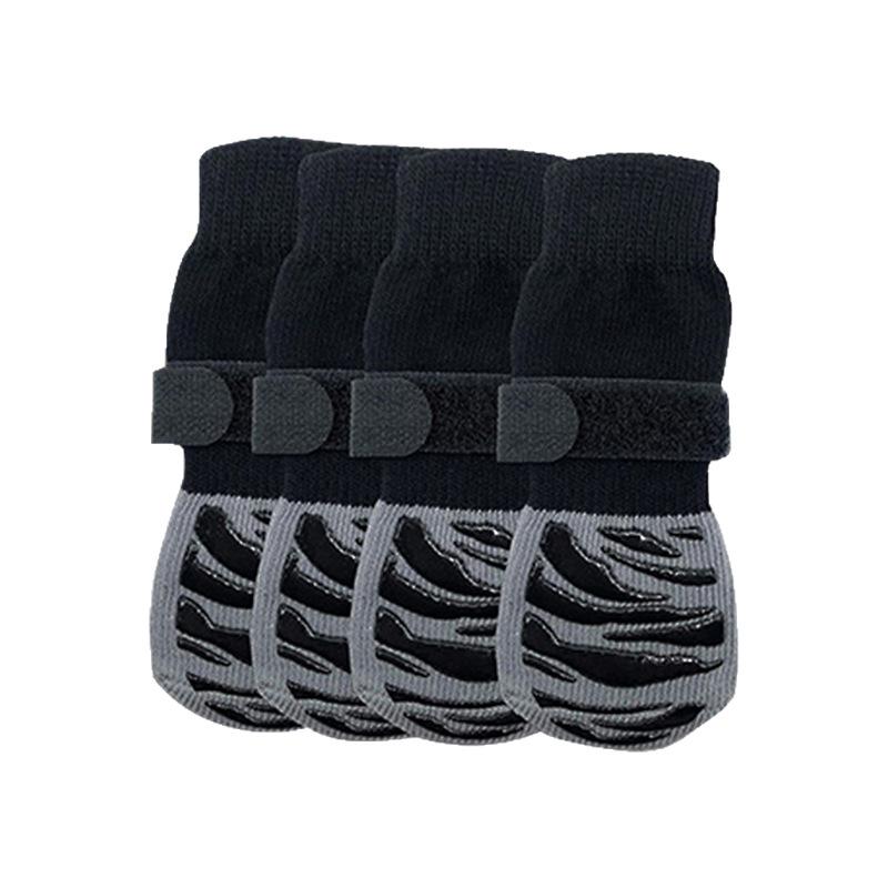 Wasserdichte rutschfeste Hundesocken für den Außenbereich - Pfotenschützer für kleine und mittlere Hunde, Weihnachtsdesign, Beliebter Verkaufsschlager.