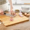 Moso Bamboo Multi-Purpose Cutting Board: Solid Wood for Meat, Vegetables, Fruit, Baby Food, and Rolling Pin Uses.