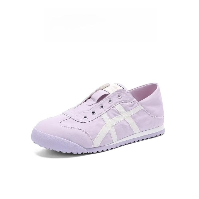 Retro color matching flat bottom women's new fashion versatile lazy one pedal two wear casual