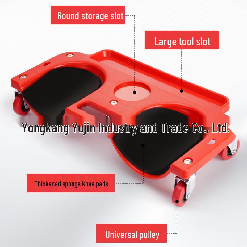 Universal Kneeling Board with Wheels - Construction Floor Tile Knee Pads Roller
