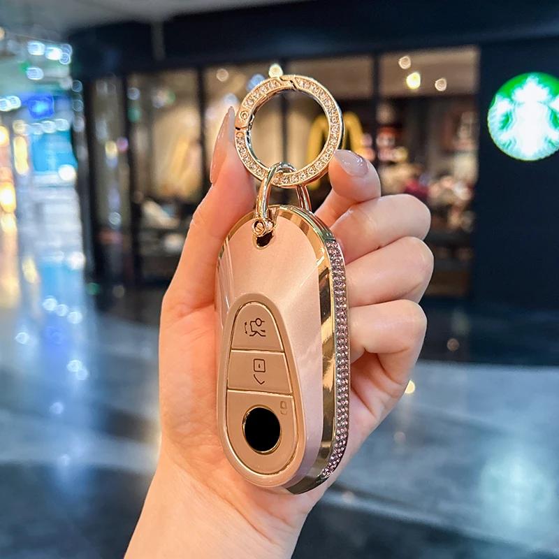 For Mercedes Benz keycase C E A B S Class GLE GLA GLB GLC GLS AMG Car key bag exquisite durable car accessories Car Key Case