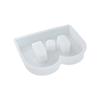 English Letter Shape DIY Silicone Mold 3D Handmade Candle Holder Molds Gypsum Resin Mold Craft Candlestick Mould Decor