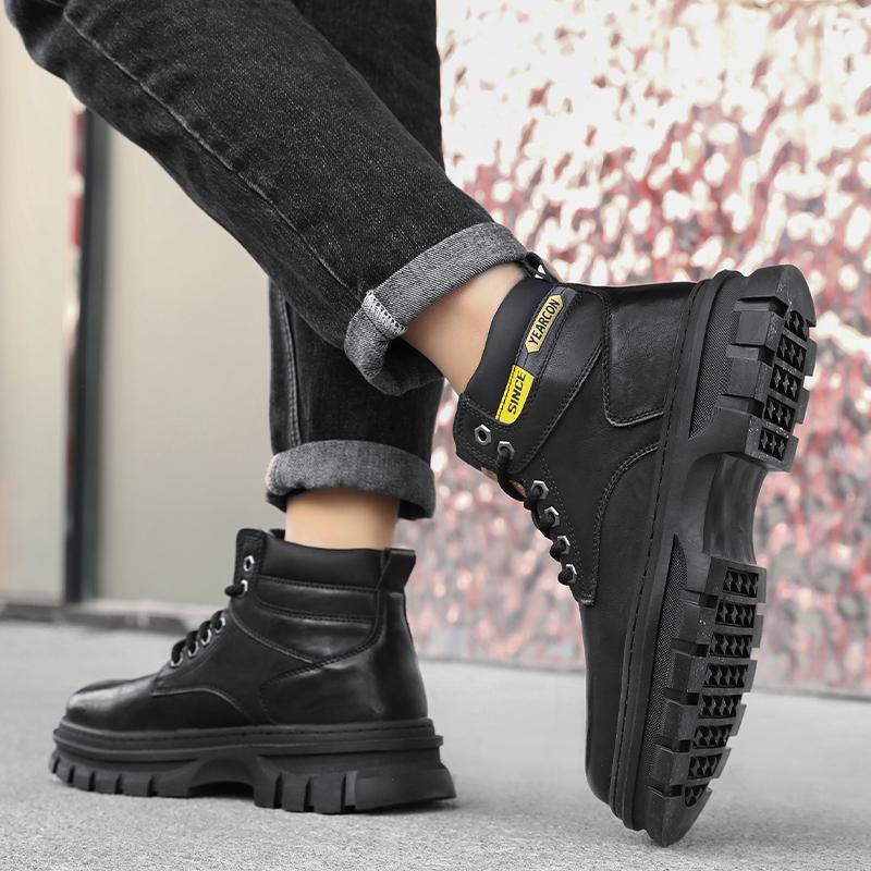 Neue Herrenreitstiefel in Übergröße, lässige modische Herren-Freizeitsportschuhe für den Außenbereich, Herren-Chelsea-Boots, lässige Sneaker