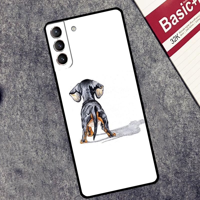 Dachshund Teckel Dackel Dog Case For Samsung Galaxy S24 S23 S22 S21 Plus Ultra Note 20 S9 S10 Note 10 S20 S21 FE Cover