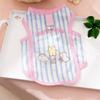 Multicolor Pastel Mesh Dog Vest Sleeveless Pet Shirt with Front D Ring Breathable Puppy Clothes