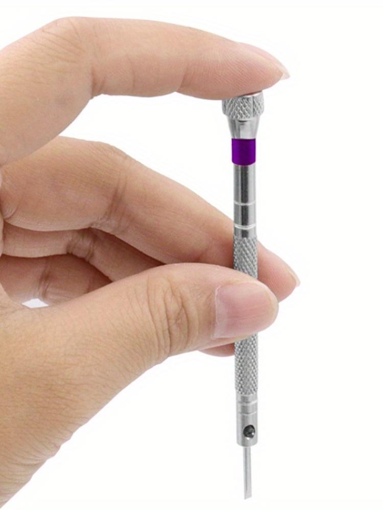 5pcs/set 0.8-1.6mm Steel Screwdriver for Watch Repairing Portable Watch Tools Band Removal with Mini Link Pins Watchmaker Tools