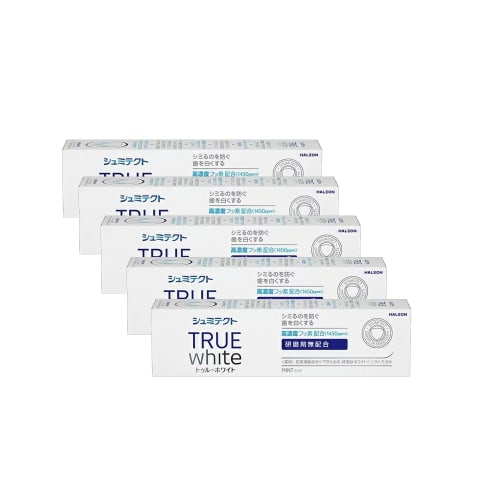 No-brand Shumitect True White 1450ppm 80g Flavorless Brightening Paste (Set of 5)