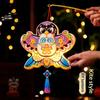 Niedliche DIY Tier Cartoon Papierlaterne Tragbare Handheld Bastelarbeit für 2026 Chinesisches Neujahr Mittherbstfest Kinder Schulaktivität Requisiten