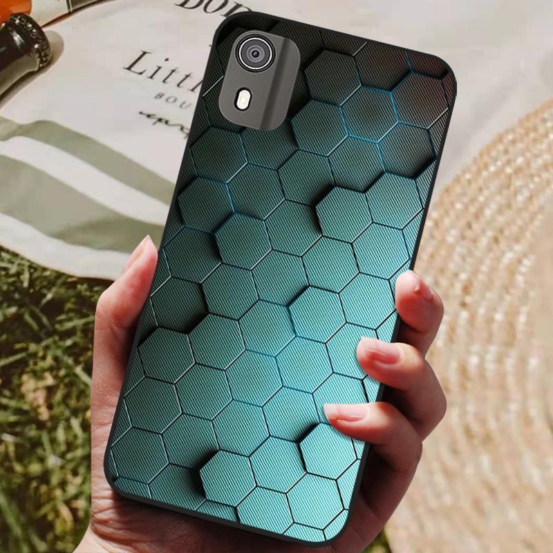 

Phone Case For Nokia C02 Case Shockproof Black Silicone Soft Phone Cover For Nokia C02 Back Cover Case C 02 5.45 Funda Coque Nokia C02