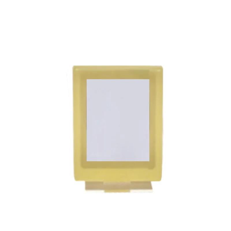 3inch Acrylic Double Side Photocard Frame Sweet Card Sleeve Photo Holder Desktop Decor Card Display Stand Photo Protection Case