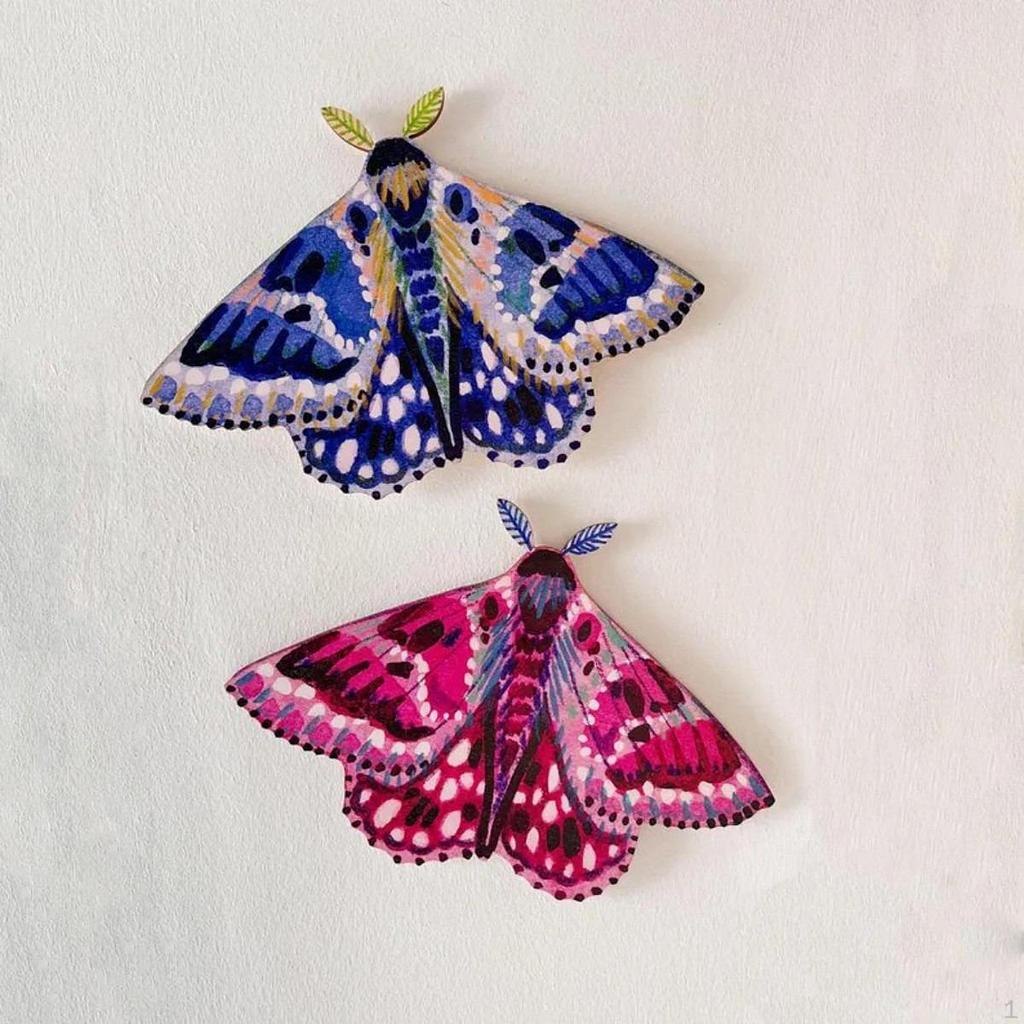 Wooden Butterfly Wall Decor Funny Modern Sign for Bedroom Bathroom Home Purple Red