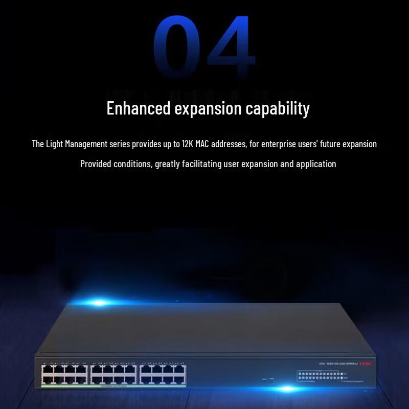 H3C MS4100 24-Port Gigabit Lightly Managed Security Ethernet Switch