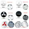 4 Stück/Set 58mm 60mm 81mm rot schwarz silber Auto Radnabenkappen für Mitsubishi Lancer ASX Outlander EVO Montero Mirage
