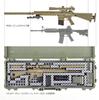 Tomytec Little Armory LA110 M110SASS Type Unpainted Assembly Runner Kit 333548 1/12