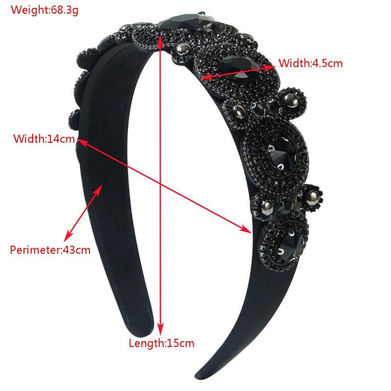 Personalized Fashionable Retro Hairband, High-end Style Headband, Luxurious and Elegant Hair Accessory