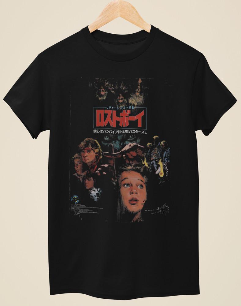 

The Lost Boys - Japanese Movie Poster Inspired Unisex Black T-Shirt Unisex T-Shirt XXXL