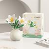 Girls' Educational Floral Building Blocks - Sunflower and Rose Series, Perfect Teacher's Day Gift