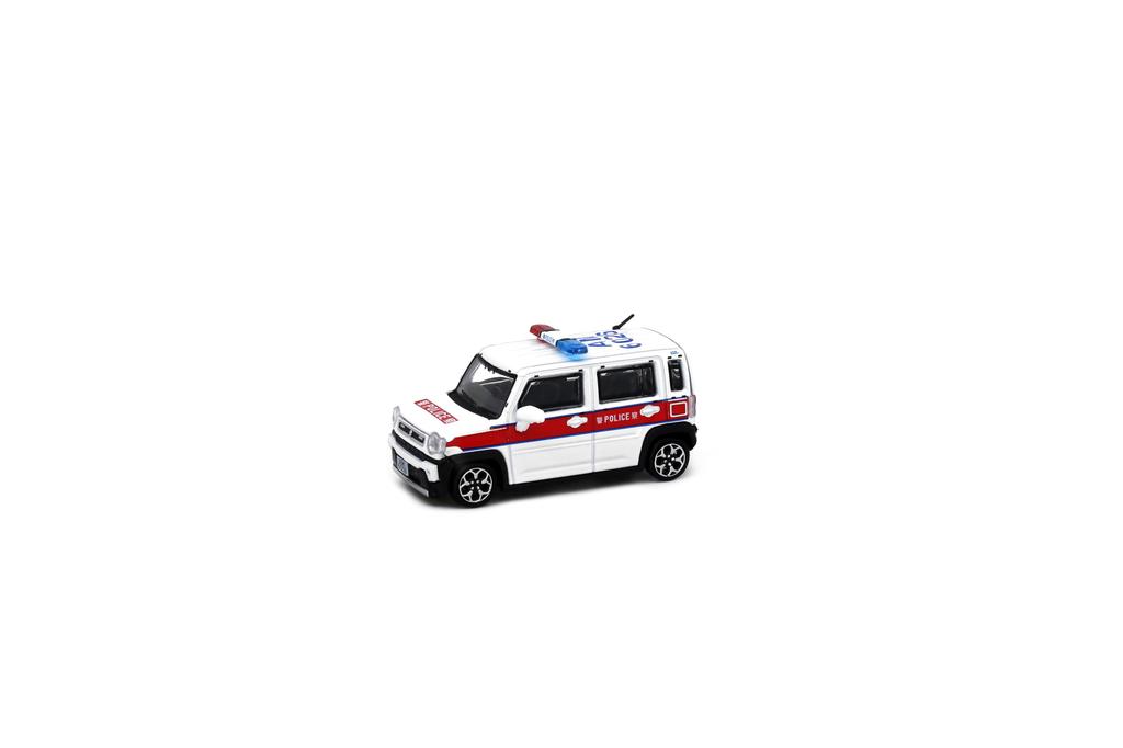 Toy East Tiny City Suzuki Hustler Police Vehicle with Accessories 1/64 (Assembled)