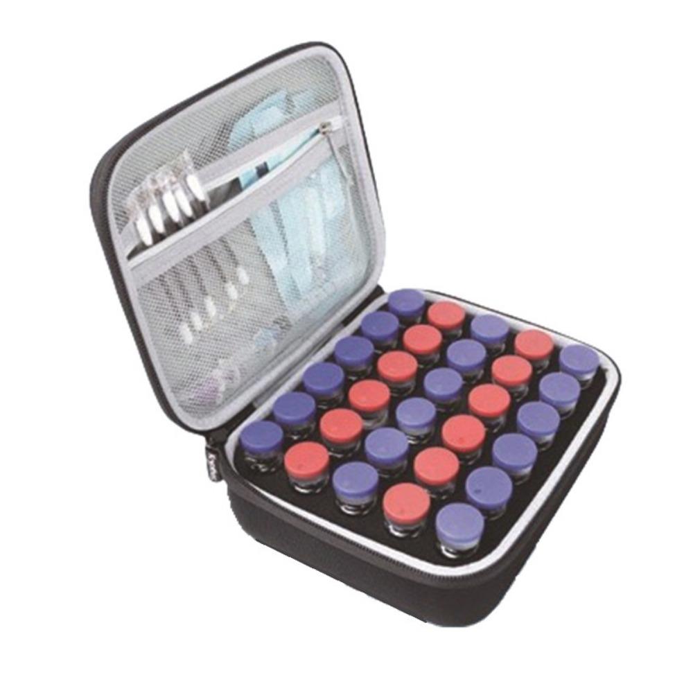 10ML Insulin Vials Storage Case Large Capacity EVA Insulin Case Waterproof Wear-resistant Insulin Organizer Diabetes Care