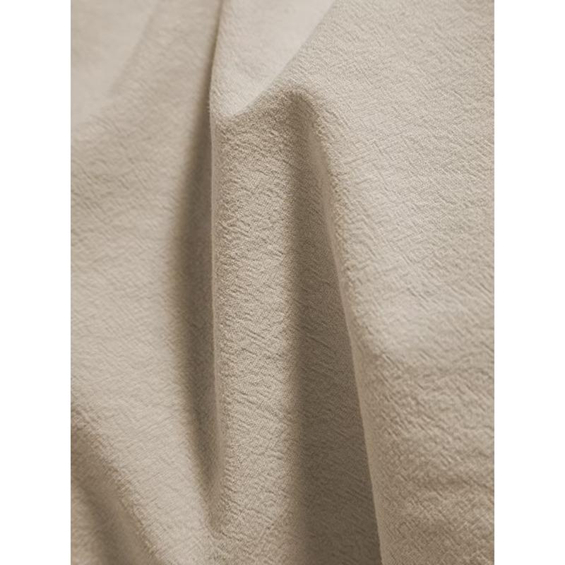 Mens Solid Color Long Sleeve Casual Business Dress Shirt