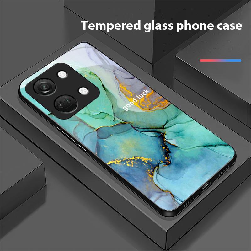 Model Marmură Pentru OnePlus Nord 3 5 6T 7 Pro 8 12 10T Reno8 Lite 5G 10R Nord N30 Carcasă Dură Sticlă Securizată Carcasă Telefon Negru