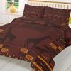 African Giraffe Lion Silhouette 3pcs Bedding Set For Double Bed Home Textile Duvet Cover Quilt Cover Pillowcase