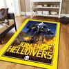 Helldivers Game Silhouettes Carpet Rug For Living Room Bedroom Home Sofa Decoration Kids Play Nonslip Floor Mat