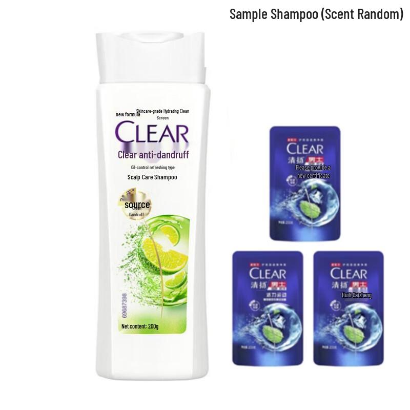 

Clear Scalp Dandruff Control Hydrating Shampoo 4-Pack